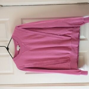 Evereve puff  pink 🩷 sleeve sweatshirt